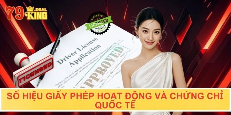 Số hiệu giấy phép hoạt động và chứng chỉ quốc tế